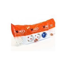 Viko 3 mt Üçlü Topraklı Priz Uzatma Kablosu