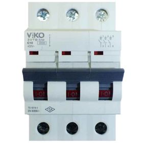 Viko 3VTB-3C10 C Tipi 3 x10 Amper 3KA Otomatik Sigorta