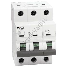 Viko 3VTB-3C25 C Tipi 3x25 Amper 3KA Otomatik Sigorta