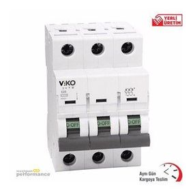 Viko 3VTB-3C25 C Tipi 3x25 Amper 3KA Otomatik Sigorta