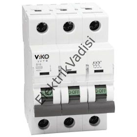 Viko 3x16 Amper 3KA C Serisi Otomatik Sigorta