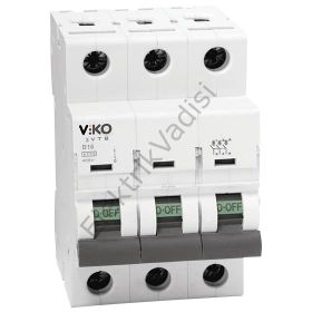 Viko 3x20 Amper 3KA C Serisi Otomatik Sigorta