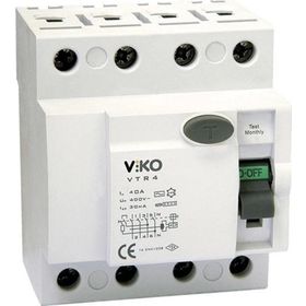Viko 3x80 30 mA Kaçak Akım Koruma Rölesi