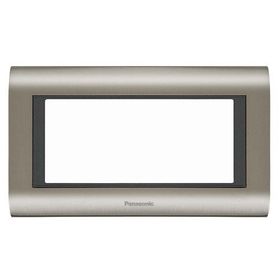 Viko 4 m Panasonic Thea Sistema Inox Füme Çerçeve