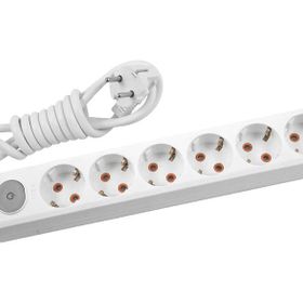 Viko 4Lü Beyaz Anahtarlı Topraklı 5Mt Kablolu Priz