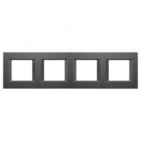 Viko 4x2 m Panasonic Thea Optima Füme Çerçeve