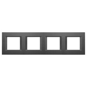 Viko 4x2 m Panasonic Thea Optima Füme Çerçeve