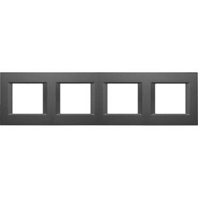 Viko 4x2 m Panasonic Thea Optima Füme Çerçeve