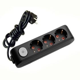 Viko 5 Metre Multilet Siyah Üçlü Priz