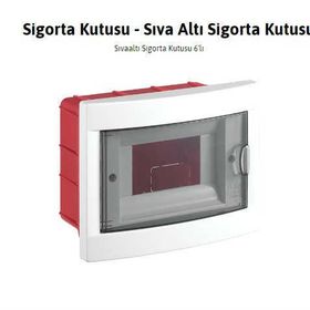 Viko 6'lı Sıva Altı Klemensli Sigorta Kutusu