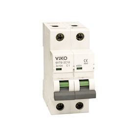 Viko 6VTB-2C10 2X10A 6 kA C Tipi Otomatik Sigorta