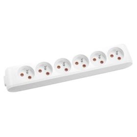 Viko 90110600 Multi-Let Klemensli UPS Beyaz Çocuk Korumalı Altılı Grup Priz