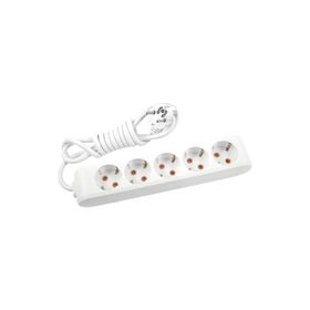 Viko 90113203 Multi-Led Beyaz Topraklı Kablolu Çocuk Korumalı 3 mt İkili Grup Priz