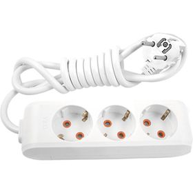 Viko 90113302 Beyaz 3'lü 2 mt Multilet Priz