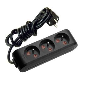 Viko 90113302 Multi-Let Topraklı 3'lü Grup Priz siyah
