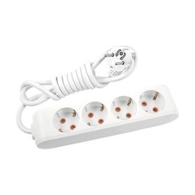 Viko 90113303 Multi-Led Beyaz Topraklı Kablolu Çocuk Korumalı 3 mt Üçlü Grup Priz