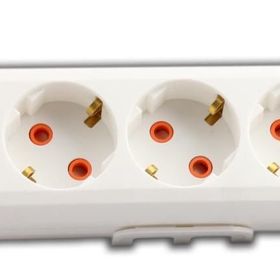 Viko 90113400 Multi-Let Topraklı Klemens 4'lü Grup Priz