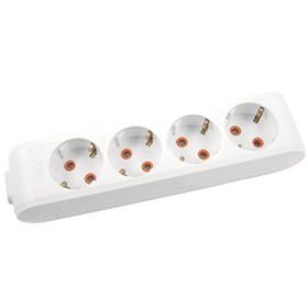 Viko 90113400 Multi-Let Topraklı Klemens 4'lü Grup Priz