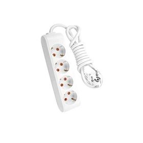 Viko 90113405 Multi-Led Beyaz Topraklı Kablolu Çocuk Korumalı 5 mt Dörtlü Grup Priz