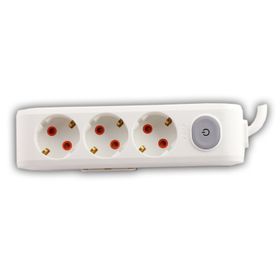 Viko 90117301 Multi-Let Topraklı Anahtarlı 3'lü Grup Priz
