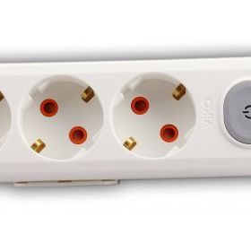Viko 90117301 Multi-Let Topraklı Anahtarlı 3'lü Grup Priz