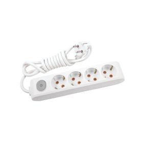 Viko 90117400 Multi-Let Topraklı Anahtarlı 4'lü Grup Priz