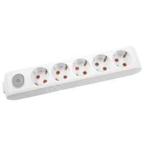 Viko 90117500 Multi-Let Topraklı Anahtarlı 5'lı Grup Priz