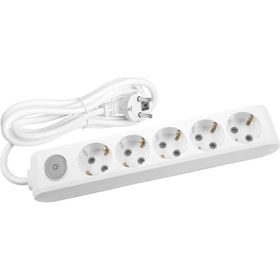 Viko 90117502 5'li 2 mt Kablolu Çocuk Korumalı Anahtarlı Multi Let Grup Priz