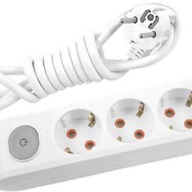 Viko 90117505 Anahtarlı Topraklı Kablolu Çocuk Korumalı 5 mt Multi-Let Beşli Grup Priz