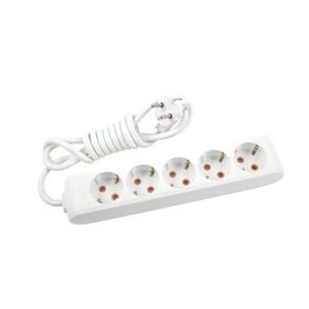 Viko 90117505 Anahtarlı Topraklı Kablolu Çocuk Korumalı 5 mt Multi-Let Beşli Grup Priz