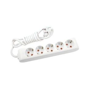 Viko 90117505 Anahtarlı Topraklı Kablolu Çocuk Korumalı 5 mt Multi-Let Beşli Grup Priz