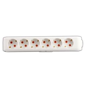 Viko 90117600 Multi-Let Topraklı Anahtarlı 6'lı Grup Priz