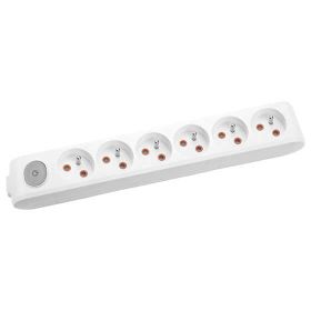 Viko 90119600 Multi-Let Anahtarlı Topraklı Beyaz Çocuk Korumalı Altılı UPS Priz
