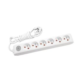 Viko 90119602 Anahtarlı Kablolu Ups Çocuk Korumalı 2 mt Multi-Let Altılı Grup Priz