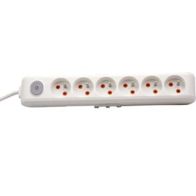 Viko 90119602 Anahtarlı Kablolu Ups Çocuk Korumalı 2 mt Multi-Let Altılı Grup Priz
