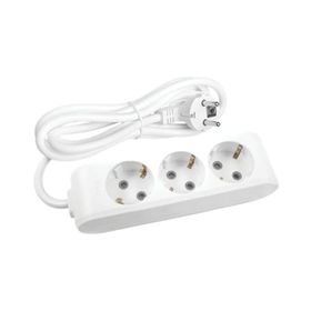 Viko 90133302 Topraklı Kablolu Çocuk Korumalı 2 mt Multi-Let Siyah Üçlü Grup Priz
