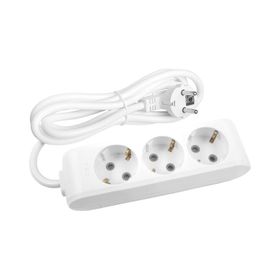 Viko 90133302 Topraklı Kablolu Çocuk Korumalı 2 mt Multi-Let Siyah Üçlü Grup Priz