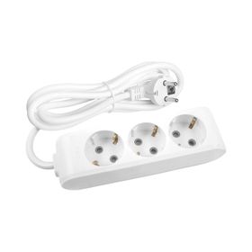 Viko 90133302 Topraklı Kablolu Çocuk Korumalı 2 mt Multi-Let Siyah Üçlü Grup Priz