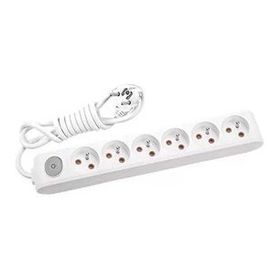 Viko 90137602 Anahtarlı Topraklı Kablolu Çocuk Korumalı 2 mt Multi-Let Siyah Altılı Grup Priz