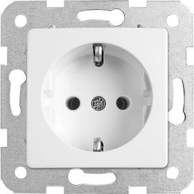 Viko 90440008 Rollina Linnera Beyaz Çerçevesiz Topraklı Priz