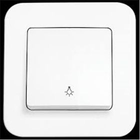 Viko 90440019 Rollina Linnera Beyaz Işıklı Çerçeve Hariç Anahtar