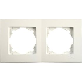 Viko 90481002 Linnera Krem İkili Yatay Çerçeve