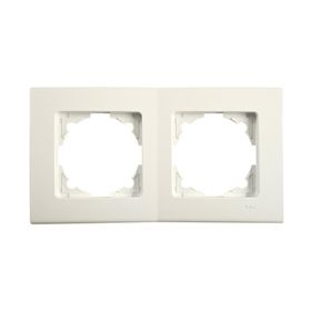 Viko 90481002 Linnera Krem İkili Yatay Çerçeve