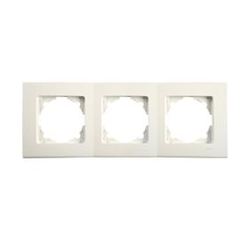 Viko 90481003 Linnera Krem Üçlü Yatay Çerçeve