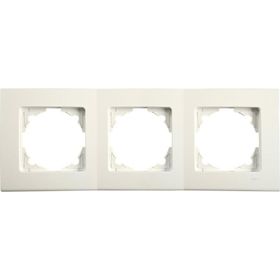 Viko 90481003 Linnera Krem Üçlü Yatay Çerçeve