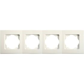 Viko 90481004 Linnera Krem Dörtlü Yatay Çerçeve