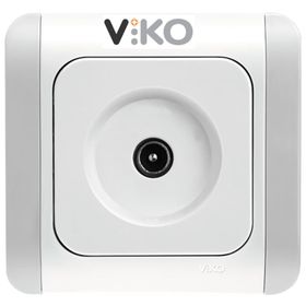 Viko 90551010 Kardelen Beyaz Sonlu Tv Priz