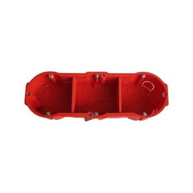 Viko 90926008 Alçıpan 3'lü Kırmızı Kasa