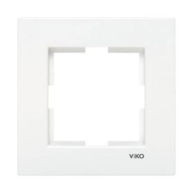 Viko 90960200 Karre Beyaz Tekli Çerçeve