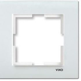 Viko 90960200 Karre Beyaz Tekli Çerçeve